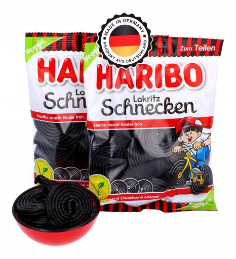 HARIBO Schnecken želé Slimáky sladké drievko 175g DE