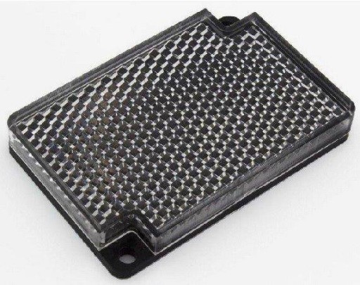 Reflektorový reflektor pre fotoelektrický snímač. 6x4 cm