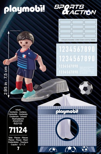 PLAYMOBIL FUTBAL 71124 FRANCÚZSKY NÁRODNÝ FUTBAL