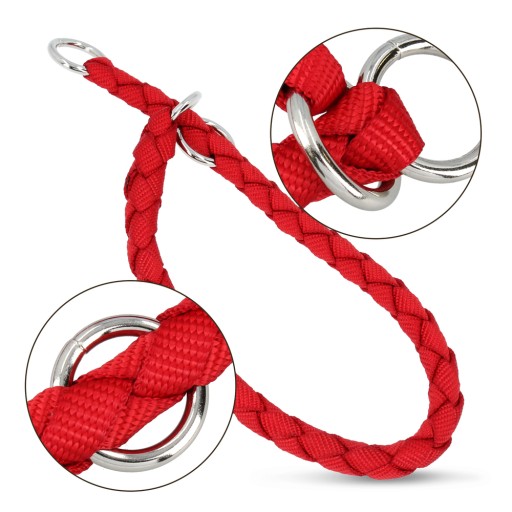 Obojok Cavo, S–M: 35–41 cm/Ø 12 mm, červený
