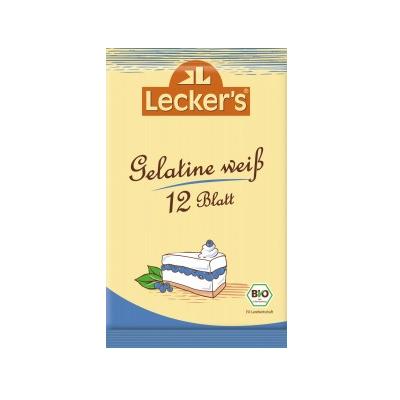 LECKERS Želatína v listoch (20g) - BIO