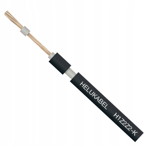 SOLÁRNY KÁBEL HELUKABEL H1Z2Z2-K 1X4 mm² QMM čierny fotovoltaický kábel