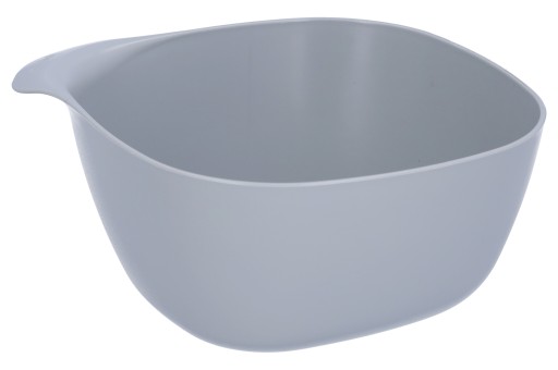 ŠEDÁ PLASTOVÁ MISKA 17x14 CM NA OBJEDNANIE OVOCIE KUCHYŇSKÁ MISKA 0,75L
