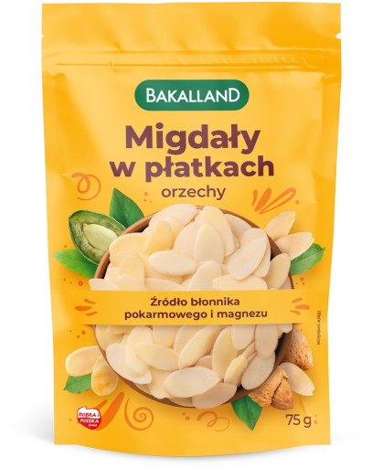 Mandľové lupienky a Bakallandské orechy 75g na pečenie PREMIUM KVALITY