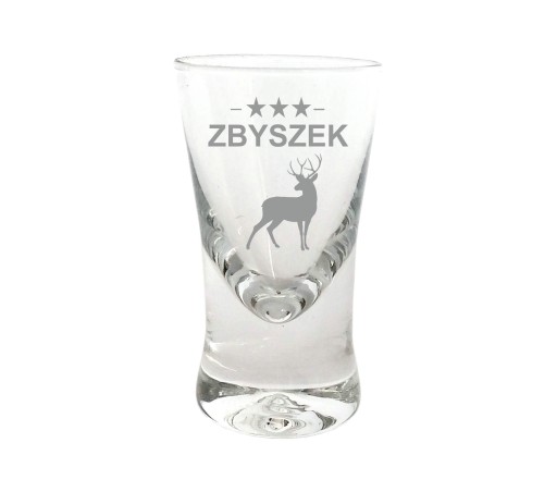 GLASS gravírované poháre na vodku, 25 ml