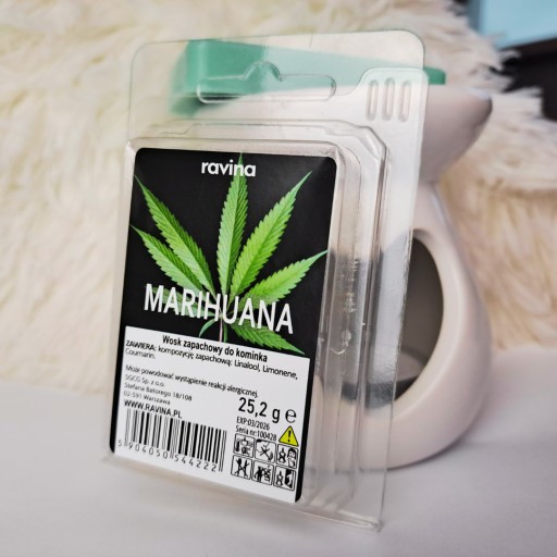 MARIHUANA 25g VOŇANÝ VOSK KONOPA VONNÁ KONOPA NA VOŇANÝ KRB