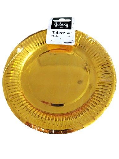 Jednorazové taniere zlaté narodeniny malé 18 cm