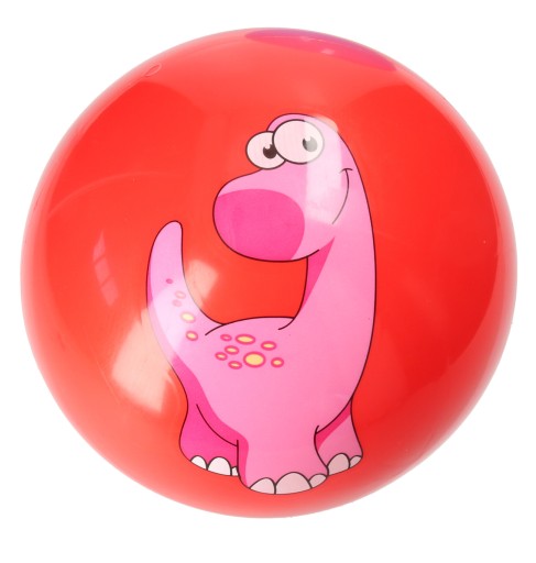 GUMOVÁ GULIČKA ZÁHRADNÁ DINOSAURY 23CM RÔZNE FARBY