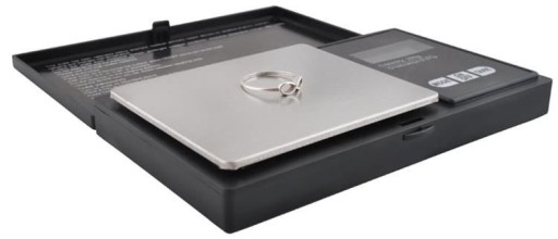 Precízna vrecková váha na šperky 500g x 0,1g s chlopňou