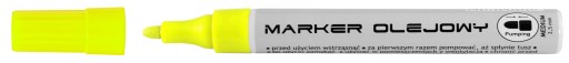 TOMA OIL MARKER 420 okrúhly žltý