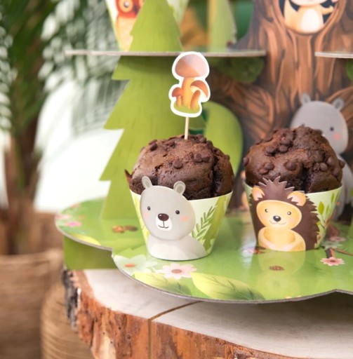 Košíkové obliečky Forest Animals Forest Friends 6 kusov Narodeninové