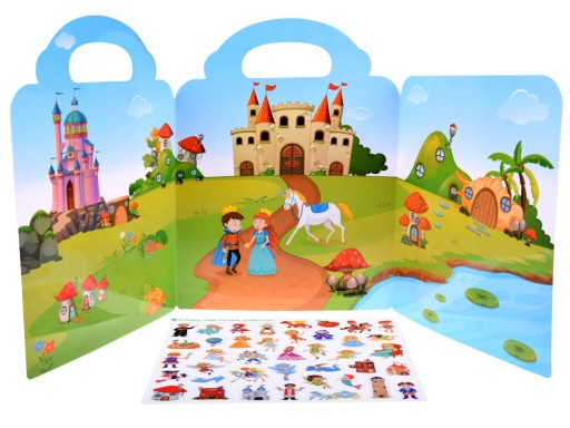 Rozprávkový samolepkový album Princess Castle ZA4763