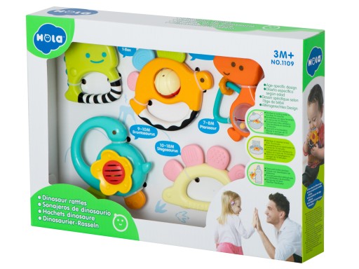 Hrkálka na hryzátko HOLA baby Caterpillar