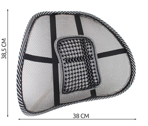 BEDROVÁ OPIERKA CHRBTA Ergonomická podložka s masážnym prístrojom do kresla