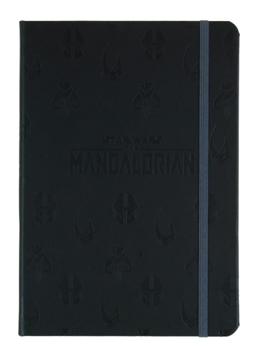 Zápisník A5 80k s gumou, línia Star Wars Mandalorian