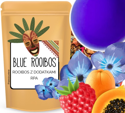 Rooibos čaj s ovocím + Klitoria Ternateńska