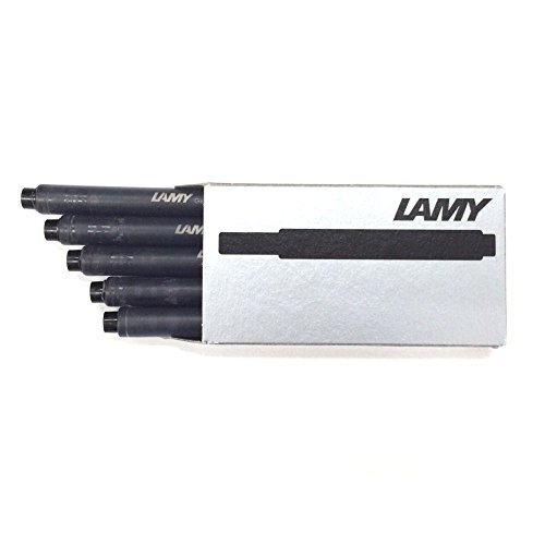 Čierne kazety Lamy T10, balenie po 5 ks