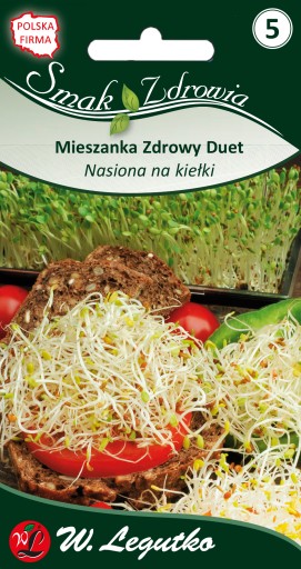 Semená na klíčky - zmes Zdrowy Duet - Semená - W. Legutko