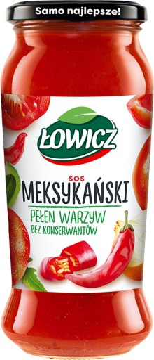 Mexická Łowicz paradajková omáčka s chilli 500g