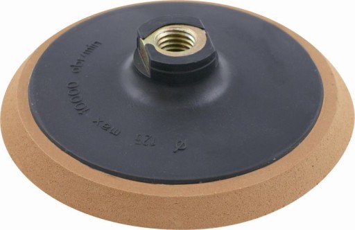 Zahustený gumený kotúč 125 mm závit M14 so suchým zipsom Proline 27038