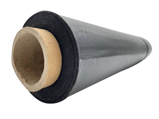 PE STRETCH FILM 1,5kg 1,2+0,3 ČIERNA 23µm