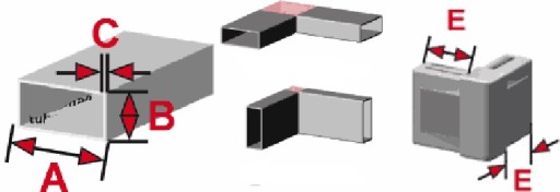 Spojka pre obdĺžnikový profil 20x10x1mm