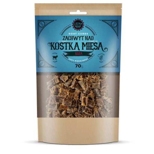 TRI PSI POCHÚŤIA NA KOCKE KOZIEHO MÄSA 70G