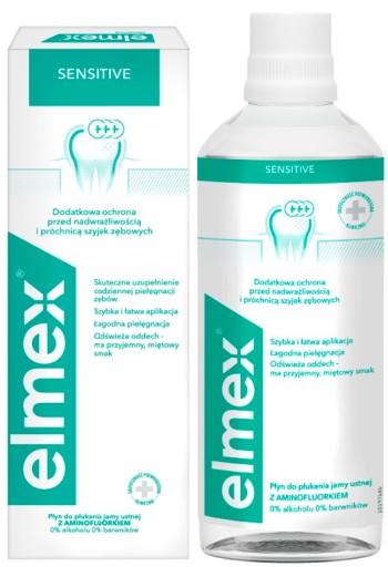 ELMEX Sensitive ústna voda 400 ml
