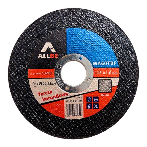 Nerezový kovový rezací kotúč 115x1,0 mm