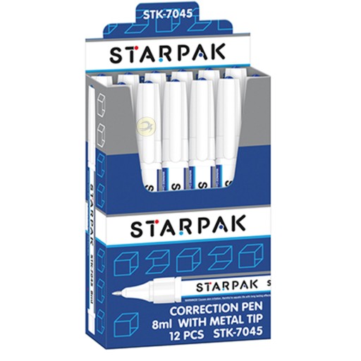 KOREKČNÉ PERO s kovovým hrotom STARPAK 8ml
