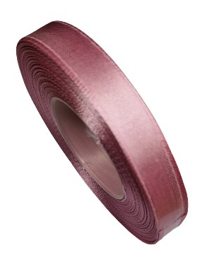stuha saténová STUHA 12 mm 32 m C ŠPINAVO RUŽOVÁ