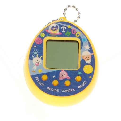 Hračka Tamagotchi, elektronická hra so žltými vajíčkami
