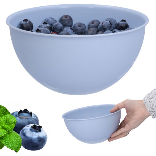 MISKA PLASTOVÉ MISKY MISKA 1,5L MODRÁ MISKA 19 CM OVOCNÉ OBJÍDKY