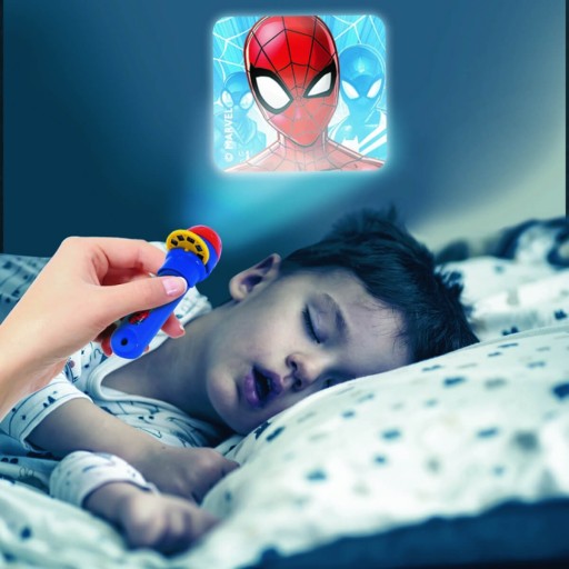 PROJEKTOR NA BATERKY PRE DETI PREZENTÁCIA PROJEKTOR OBRAZOV SPIDERMAN