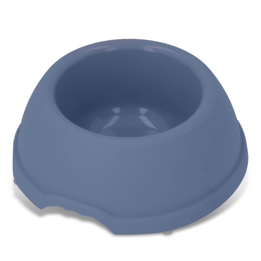 Plastová miska pre psov a mačky, XS, 0,25L, námornícka modrá, priem 15 cm,