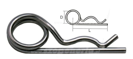 Nerezový špendlík Beta A4 DIN 3,2mm