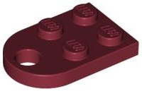 LEGO 3176 TANIER 3x2 bordová červená NOVINKA (1g)
