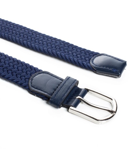 Ležérny dámsky opasok 2,5 cm zapletaný opasok