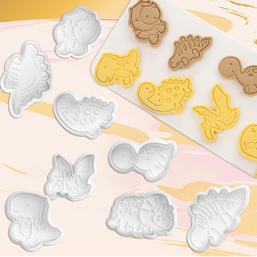 SADA 8 KRÁTOČOV NA COOKIE DINOSAURS JURASSIC PARK
