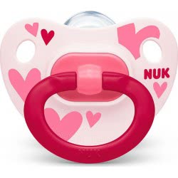 NUK ukľudňujúci cumlík SILIKONOVÝ 18-36m HAPPY D