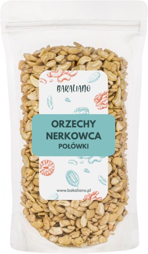 KEŠU ORIECHY 500g KEŠU POLOVICE LAHODNÉ