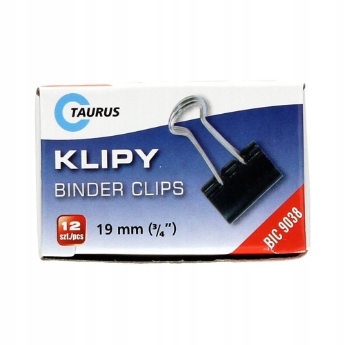 Kancelársky klip 19 mm - 12 ks.