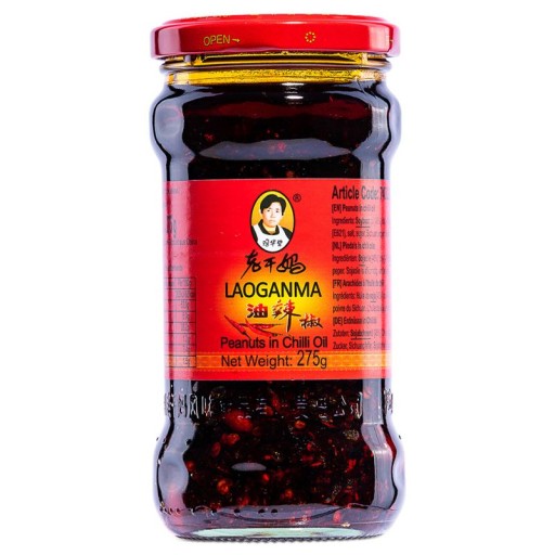 Chrumkavé chilli s orieškami v oleji 275g LaoGanMa