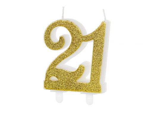 Narodeninová sviečka ČÍSLO 18 na tortu OSEMNÁSŤ