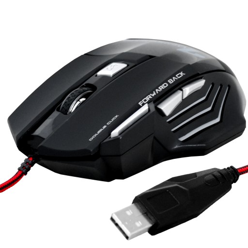 MYŠ HERNÁ MYŠ PC 2400 DPI USB KÁBLOVÁ