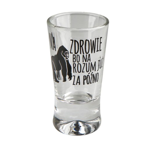 Glasmark Humor poháre na vodku zvieratá transparentné 25 ml 6 kusov