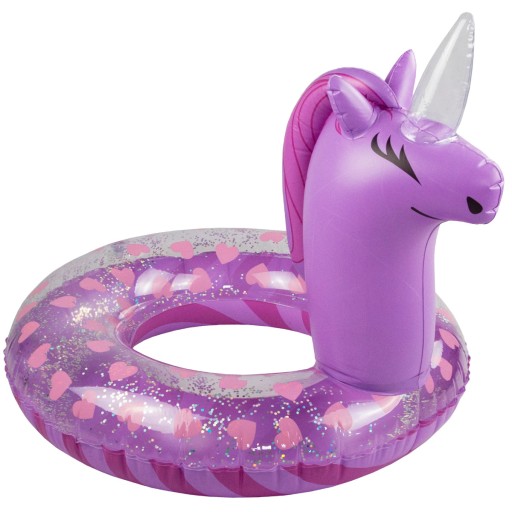 NAFUKOVACIE KOLESO NA PLÁVANIE PONY RUŽOVÝ Prsteň