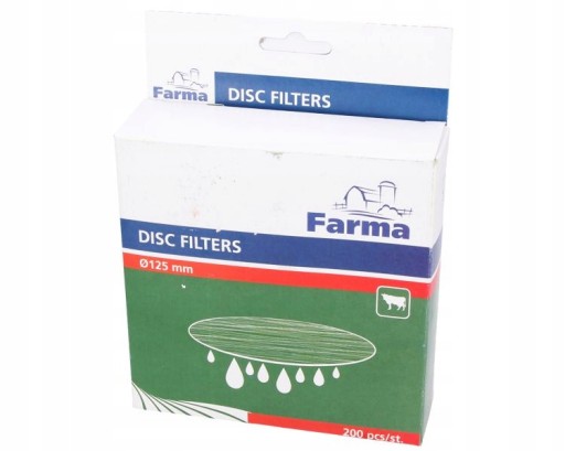 Kotúčový sitkový filter Farma, priemer 125 mm, na mlieko
