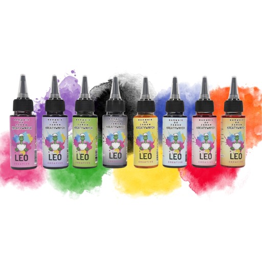 čierne tekuté farbivo PRE CREATIVE PLAY sliz, kozmetika, mydlo 50 ml