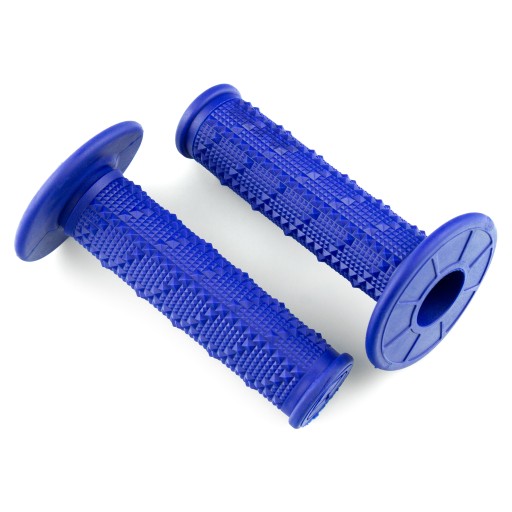 Univerzálne enduro gripy na motorku, 22 mm, gumené, modré